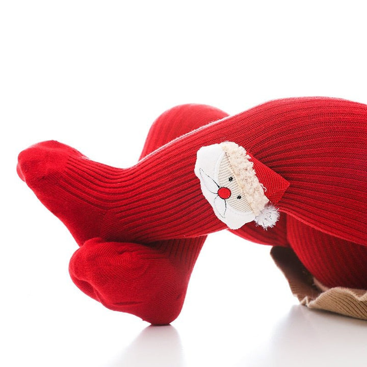 Christmas Soft Cotton Red Stockings 0-6 Years - Skaldo & Malin