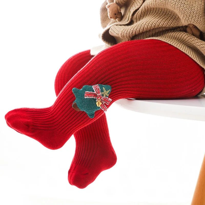 Christmas Soft Cotton Red Stockings 0-6 Years - Skaldo & Malin