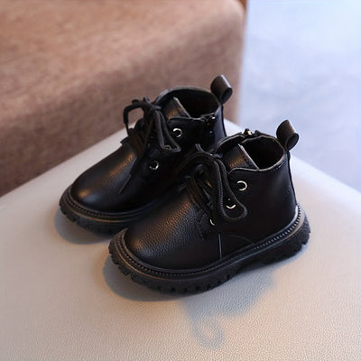 Chunky Laced Winter Leather Boots - Skaldo & Malin