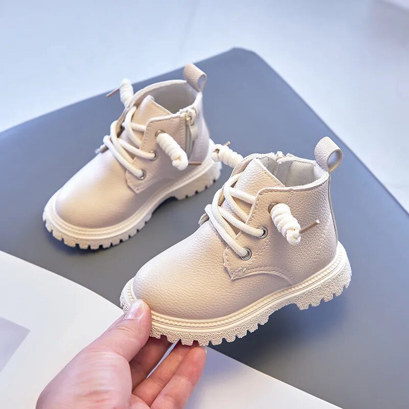 Chunky Laced Winter Leather Boots - Skaldo & Malin