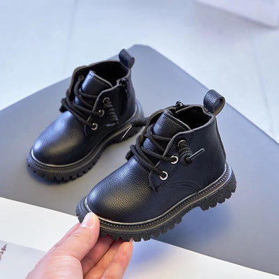 Chunky Laced Winter Leather Boots - Skaldo & Malin