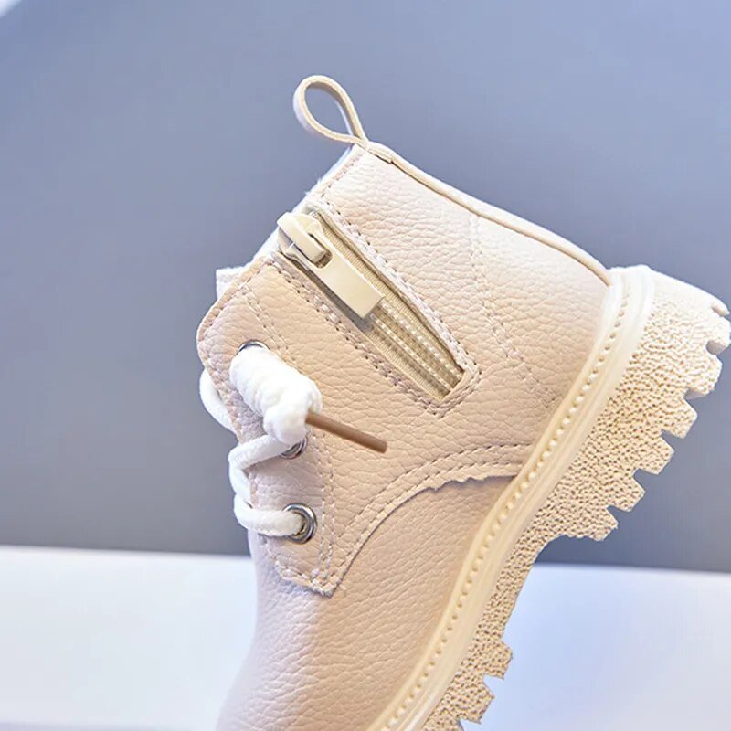 Chunky Laced Winter Leather Boots - Skaldo & Malin