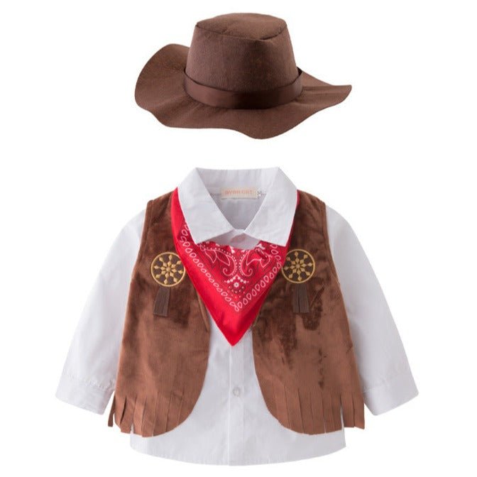 Cowboy Costume Set Halloween Christmas Baby Toddler Kid 0-10 Years Old - Skaldo & Malin