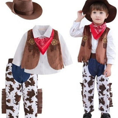 Cowboy Costume Set Halloween Christmas Baby Toddler Kid 0-10 Years Old - Skaldo & Malin