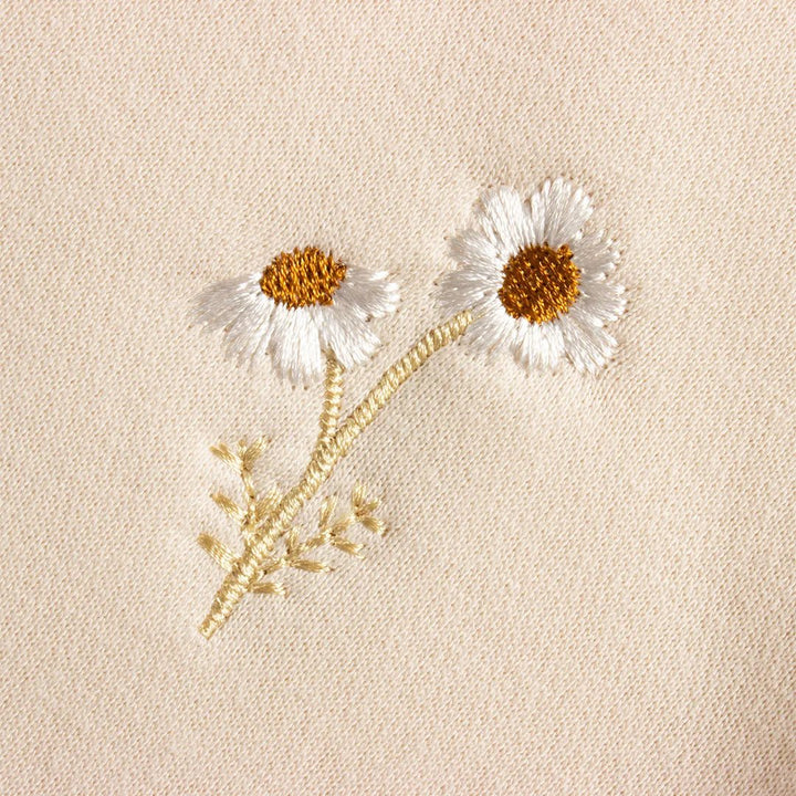 Daisy Embroidery Pullover and Pants Set Baby Toddler Kid 3 Months - 6 Years Old - Skaldo & Malin