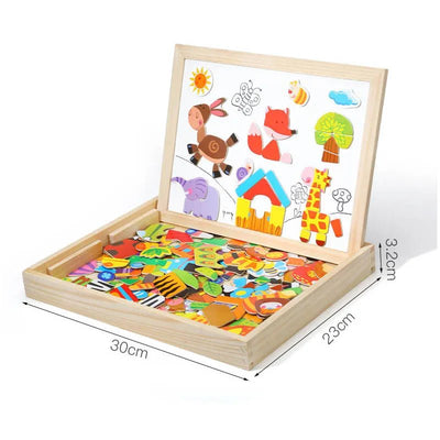 Education Puzzle And Writing Magnetic Drawing Board - Skaldo & Malin