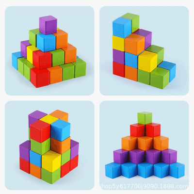 Educational Math Rainbow Stacking Blocks Toy - 🎉 50% OFF TODAY - Skaldo & Malin