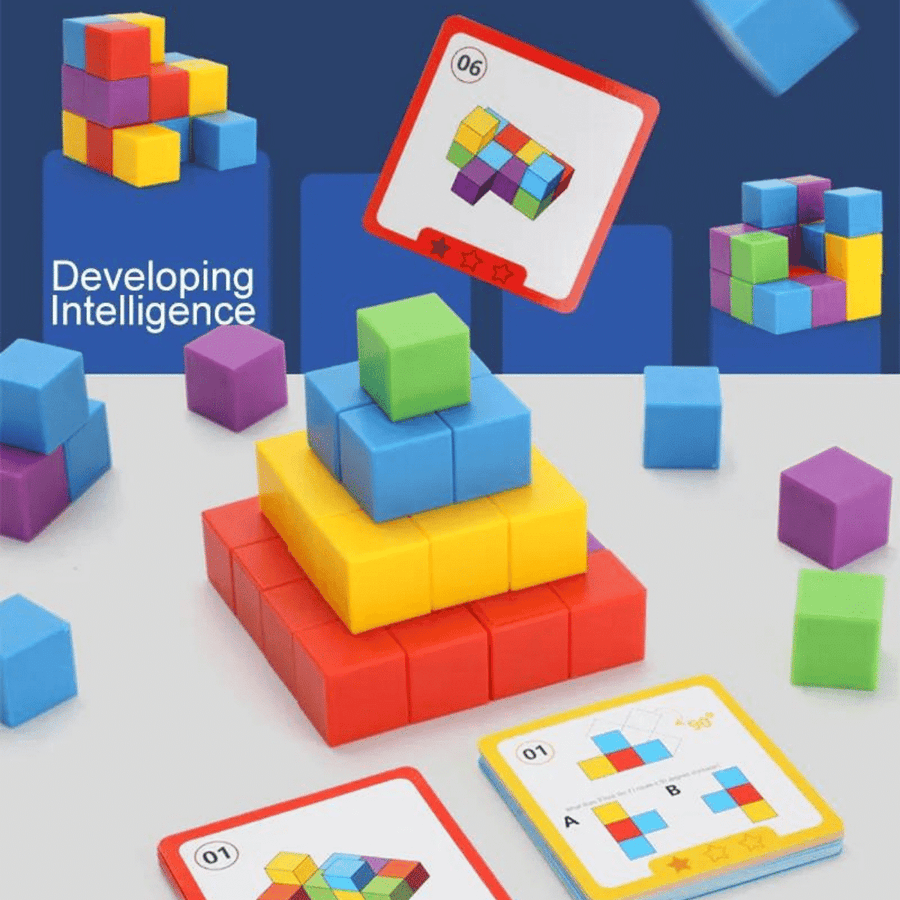 Educational Rainbow Stacking Blocks Set – Skaldo & Malin