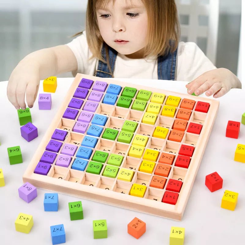 Educational Wooden Multiplication Table - Skaldo & Malin