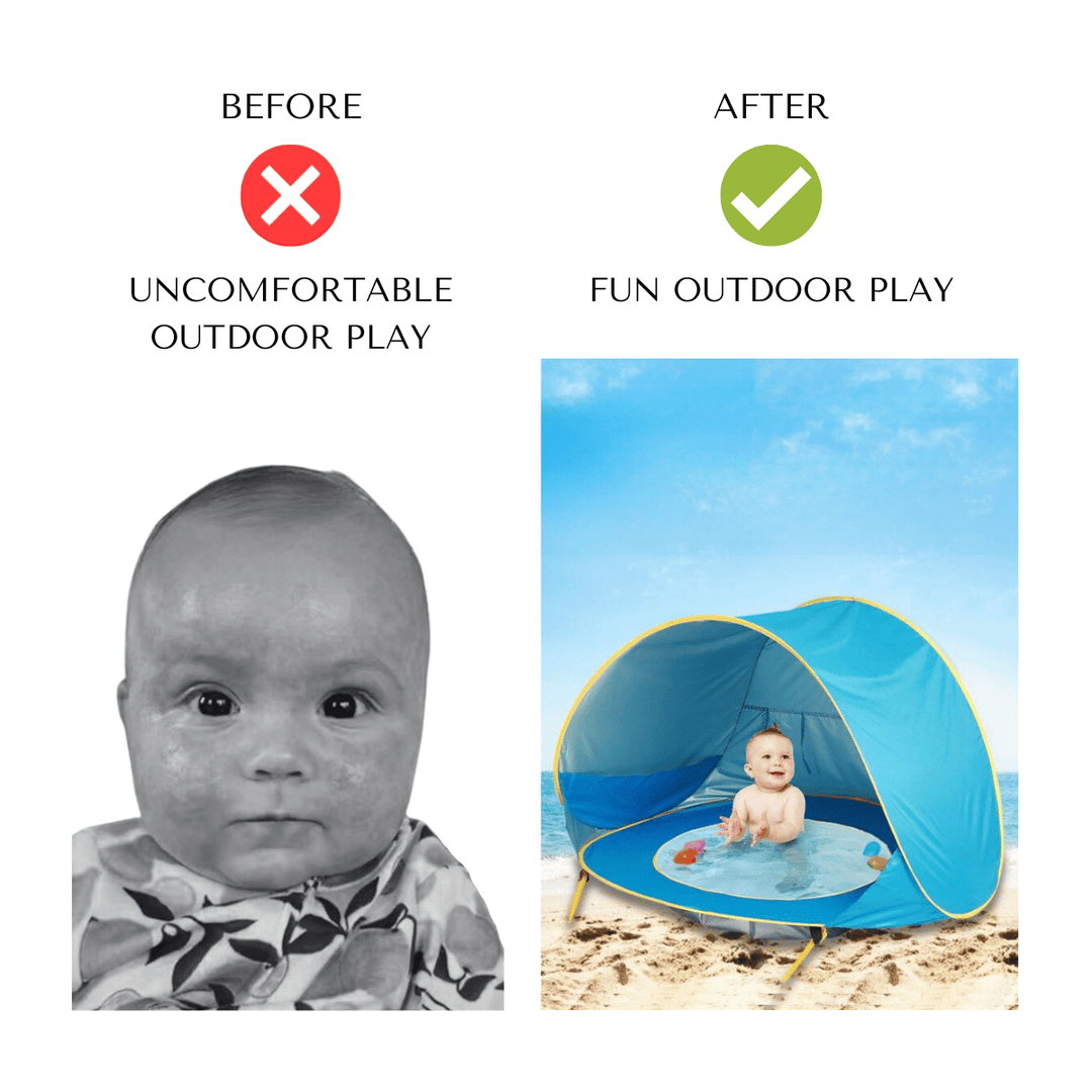 pop up tent baby Elin Pop-Up Baby Pool Tent – Skaldo & Malin
