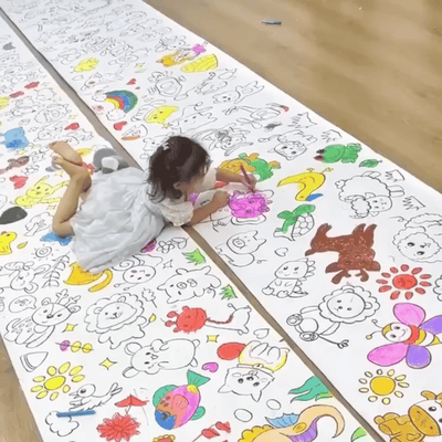 Elli Kids XXL Drawing Roll - Skaldo & Malin