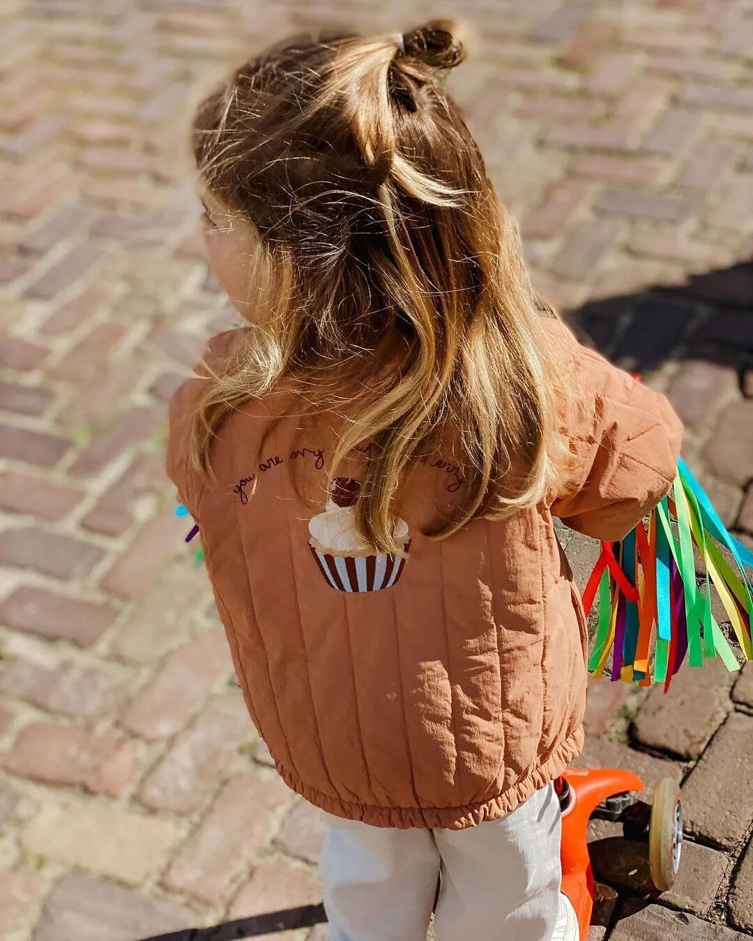 Embroided Design Pastel Color Bomber Jackets Toddler Kid 1-9 Years - Skaldo & Malin