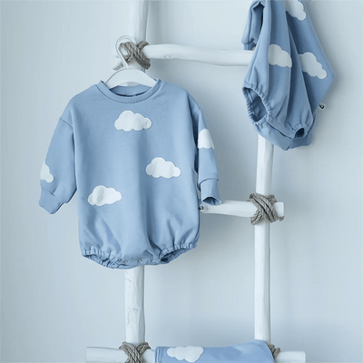 Embroidered Sweatshirt Romper 0-18 Months - Skaldo & Malin