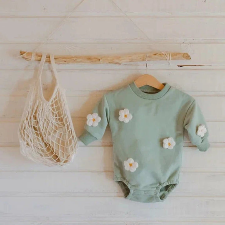 Embroidered Sweatshirt Romper 0-18 Months - Skaldo & Malin
