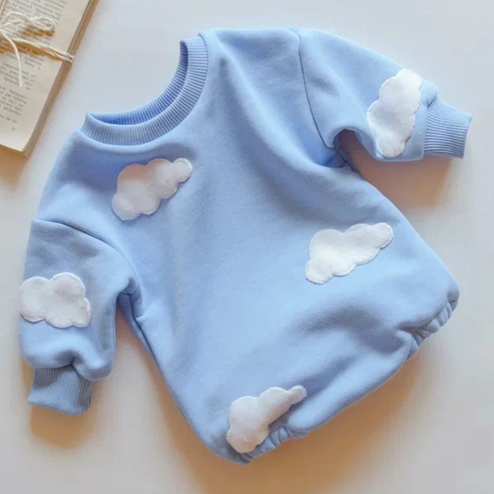 Embroidered Sweatshirt Romper 0-18 Months - Skaldo & Malin