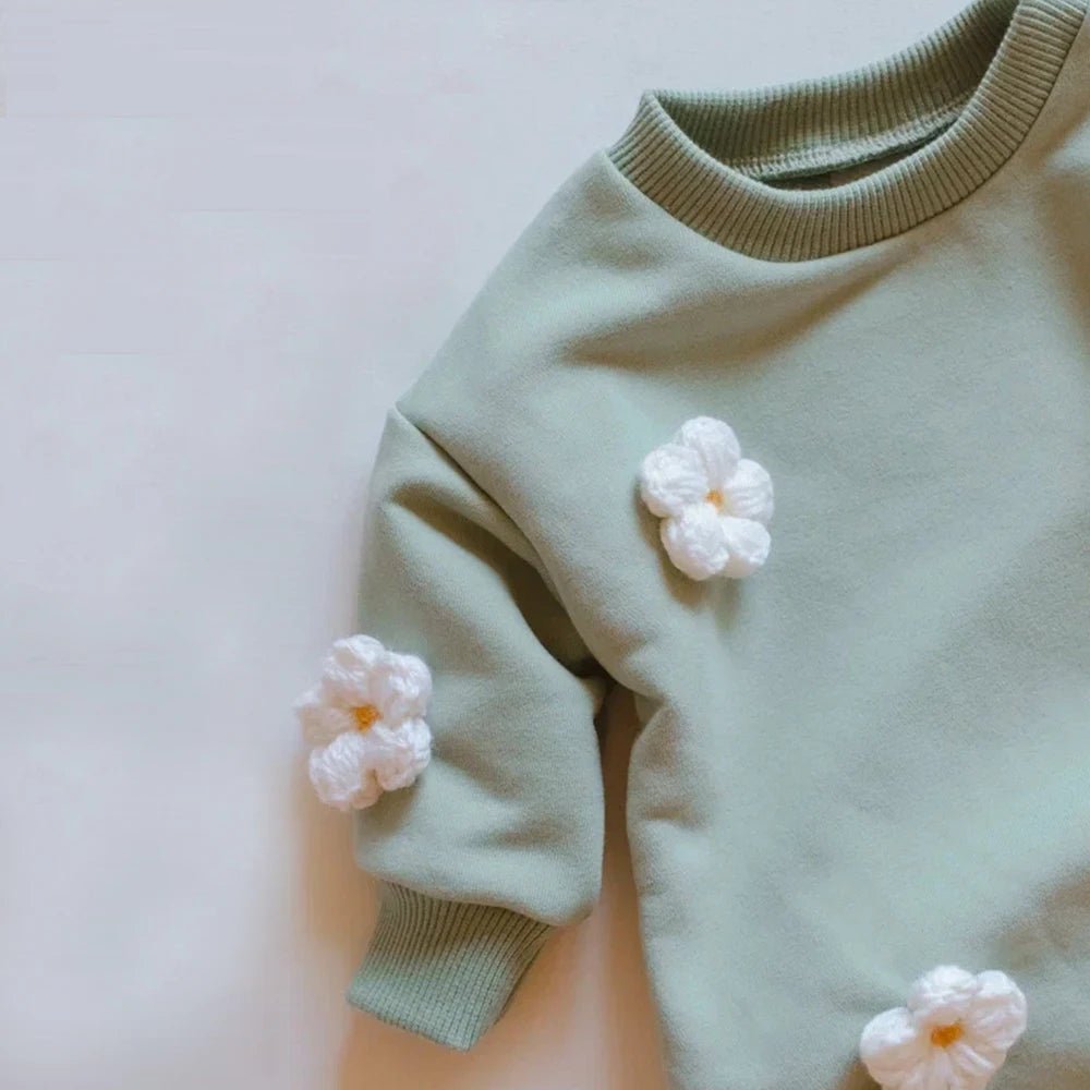Embroidered Sweatshirt Romper 0-18 Months - Skaldo & Malin