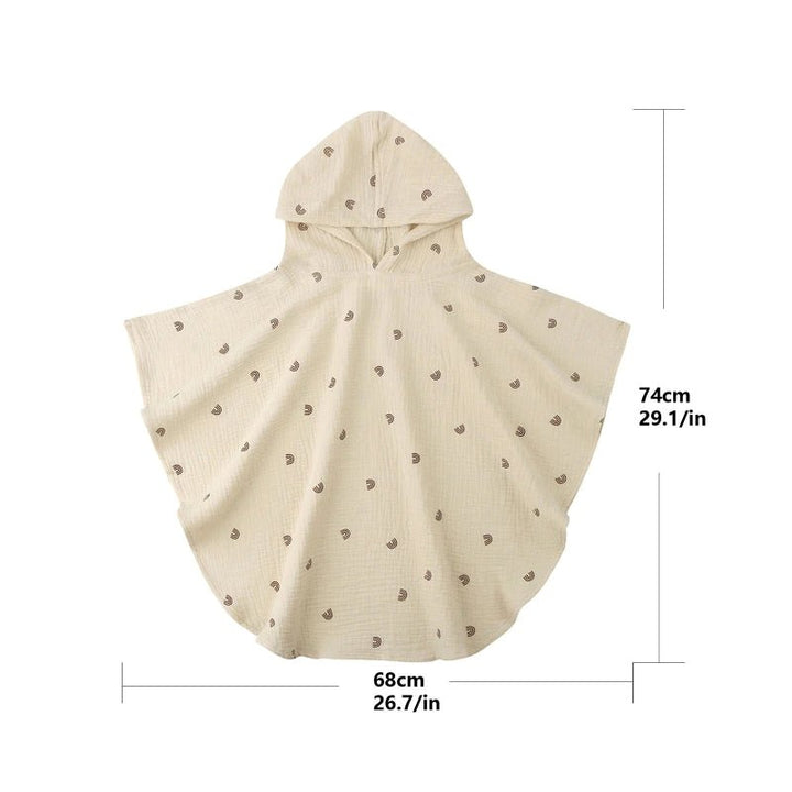 Ezra Beach Hooded Muslin Towel - Skaldo & Malin