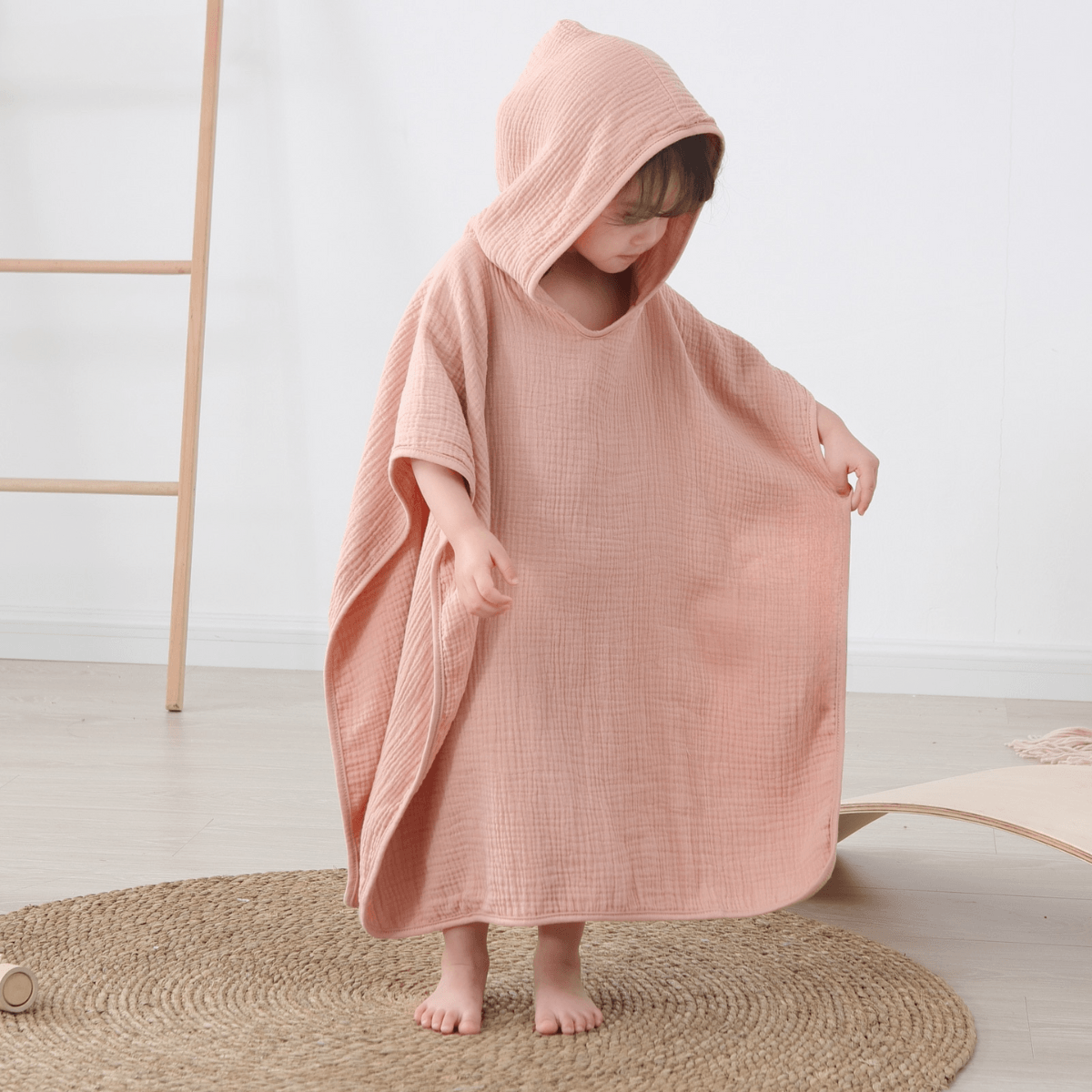 Ezra Beach Hooded Muslin Towel - Skaldo & Malin