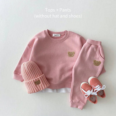 Fashion Casual Bear Sweatshirt and Pants Set Baby Toddler Kid 6 Months - 5 Years Old - Skaldo & Malin