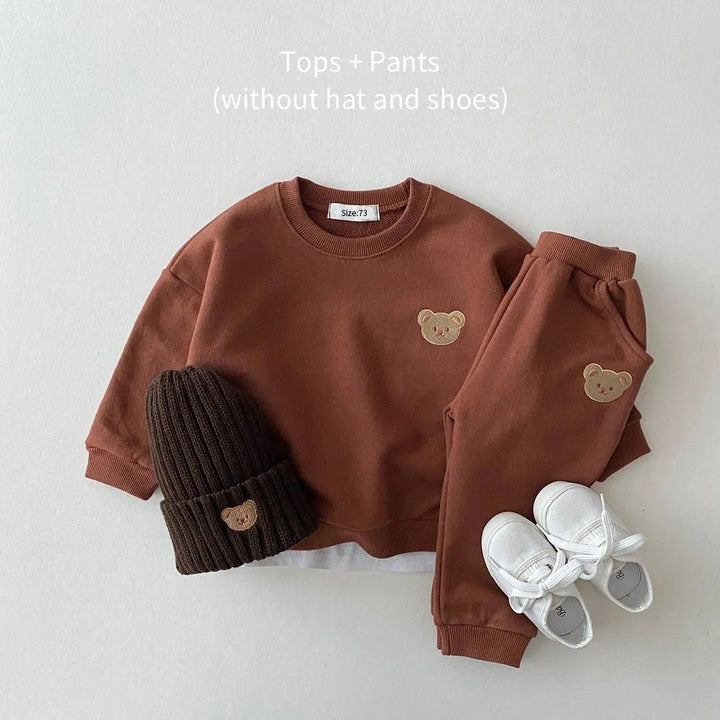 Fashion Casual Bear Sweatshirt and Pants Set Baby Toddler Kid 6 Months - 5 Years Old - Skaldo & Malin