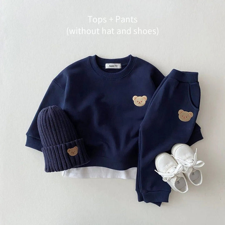 Fashion Casual Bear Sweatshirt and Pants Set Baby Toddler Kid 6 Months - 5 Years Old - Skaldo & Malin