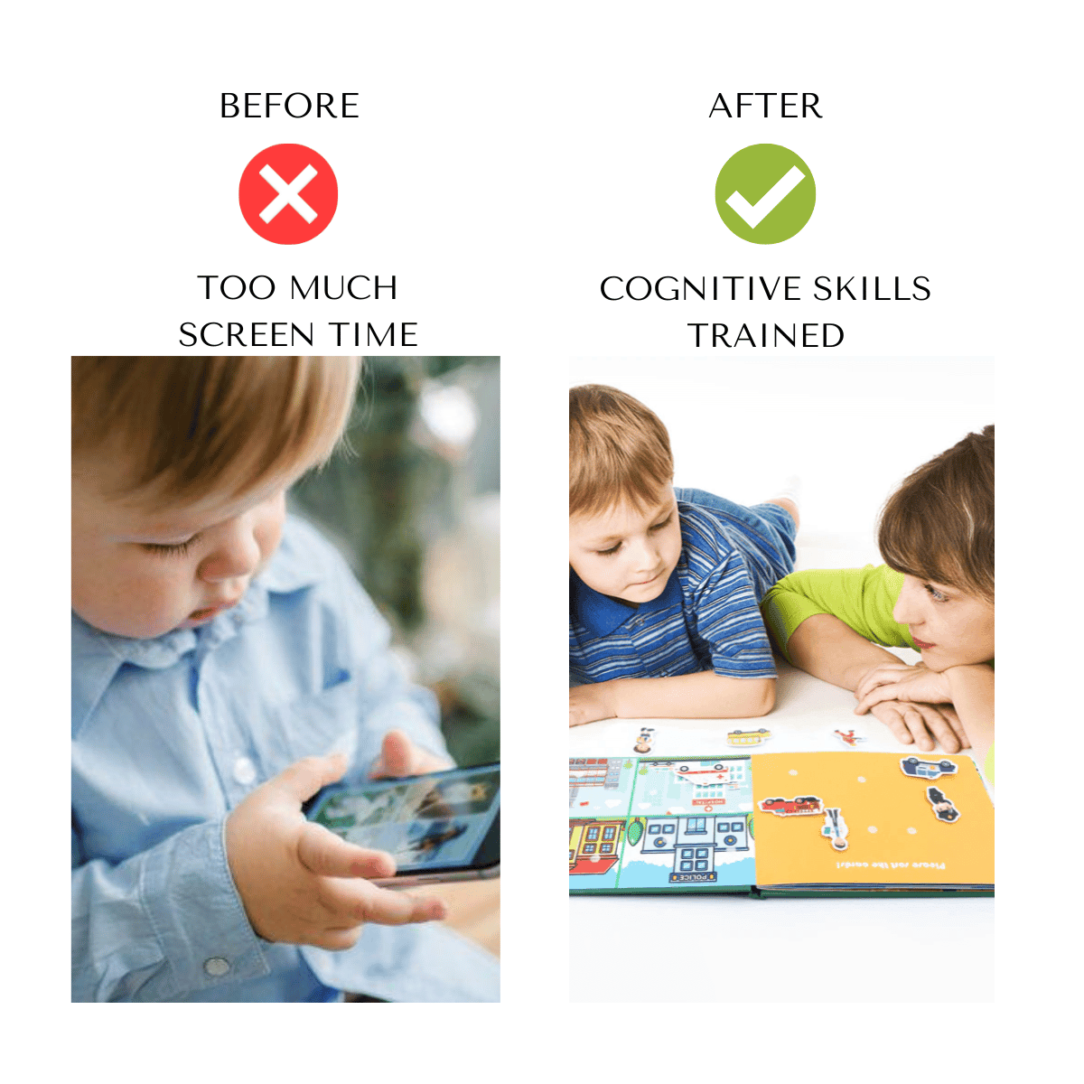 Filip Book Filip Montessori Learning Books – Skaldo & Malin
