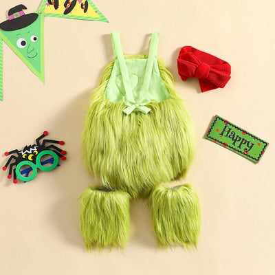 Grinch Costume Set Halloween Baby Toddler 6-24 Months - Skaldo & Malin