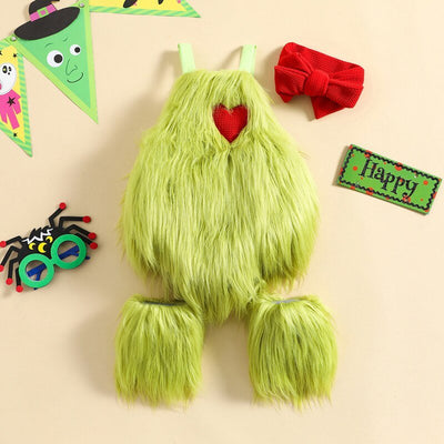 Grinch Costume Set Halloween Baby Toddler 6-24 Months - Skaldo & Malin