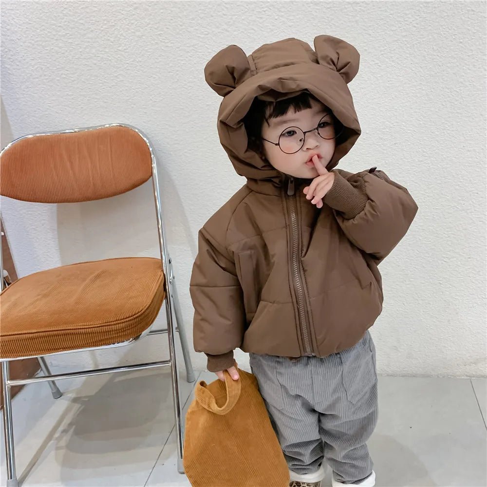 Hooded Puffer Bear Jacket Baby Kid 0-5 Years - Skaldo & Malin