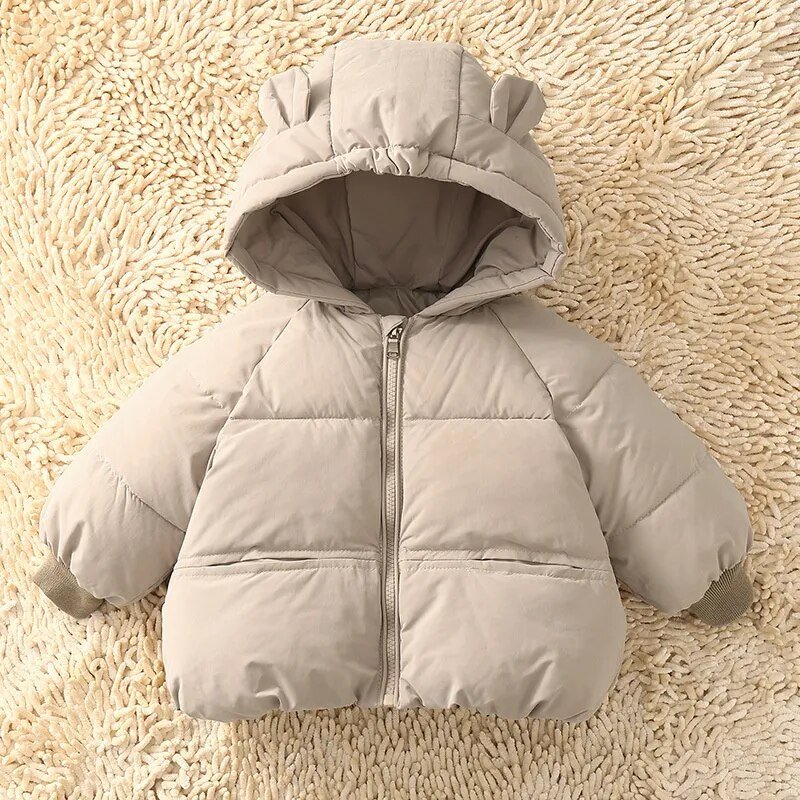 Hooded Puffer Bear Jacket Baby Kid 0-5 Years - Skaldo & Malin
