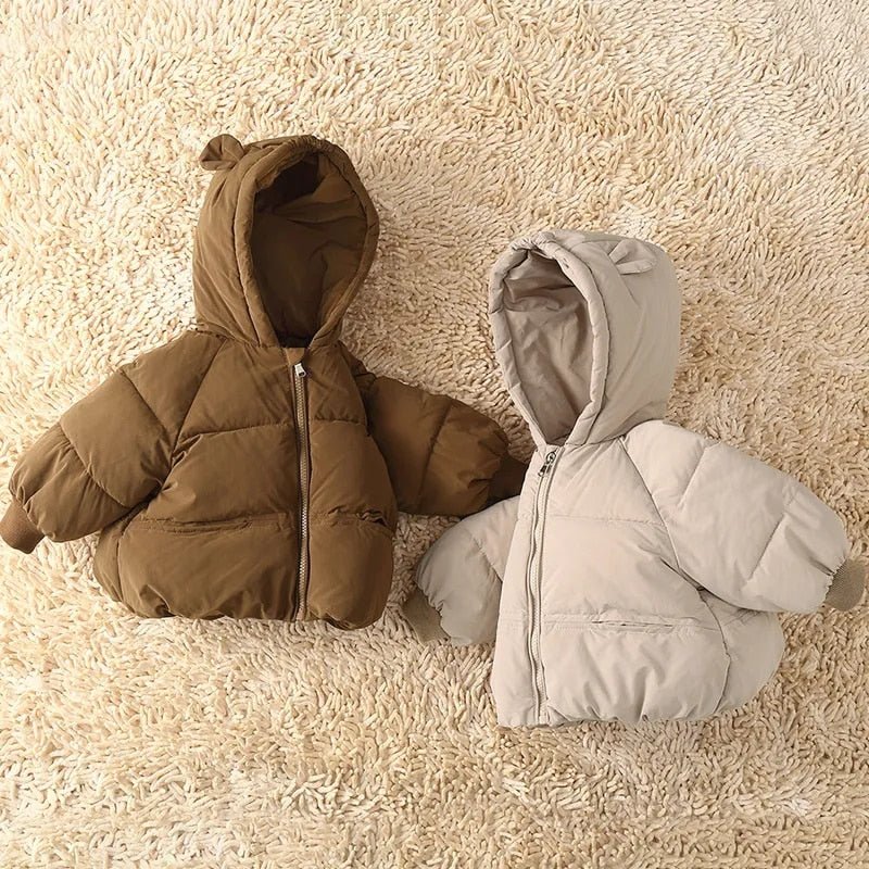 Hooded Puffer Bear Jacket Baby Kid 0-5 Years - Skaldo & Malin