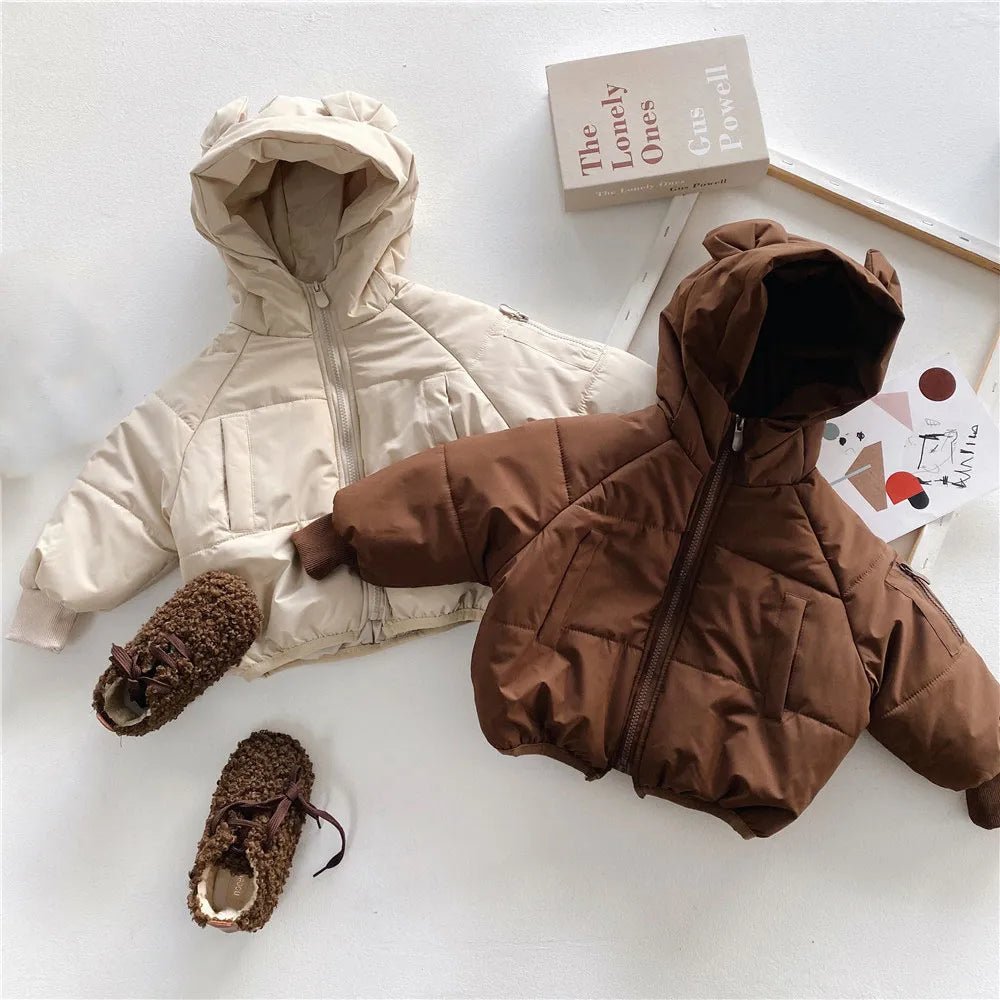 Hooded Puffer Bear Jacket Baby Kid 0-5 Years - Skaldo & Malin