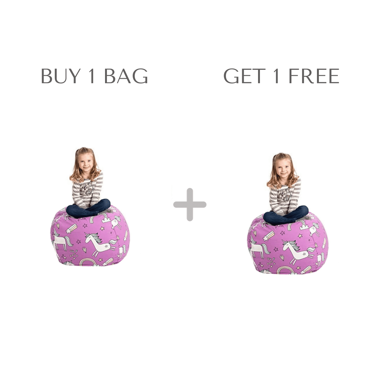 Jens 2-in-1 Large Storage Bean Bag - 🎉 Buy 1 Get 1 Free - Skaldo & Malin