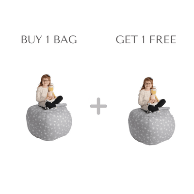 Jens 2-in-1 Large Storage Bean Bag - 🎉 Buy 1 Get 1 Free - Skaldo & Malin
