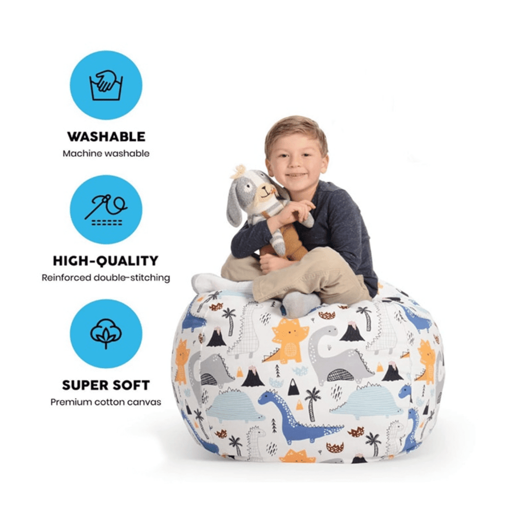 Jens 2-in-1 Storage Bean Bag - Skaldo & Malin