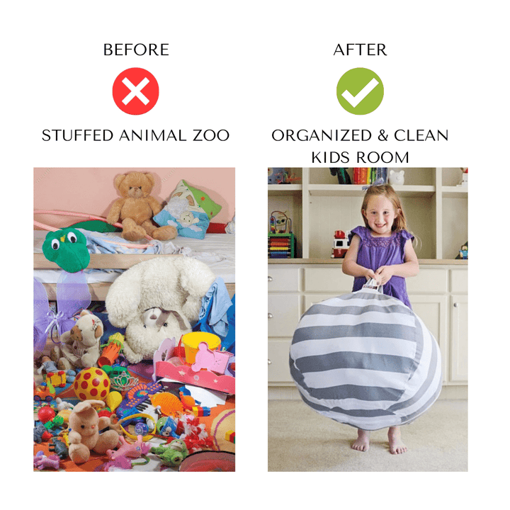 Jens 2-in-1 Storage Bean Bag - Skaldo & Malin