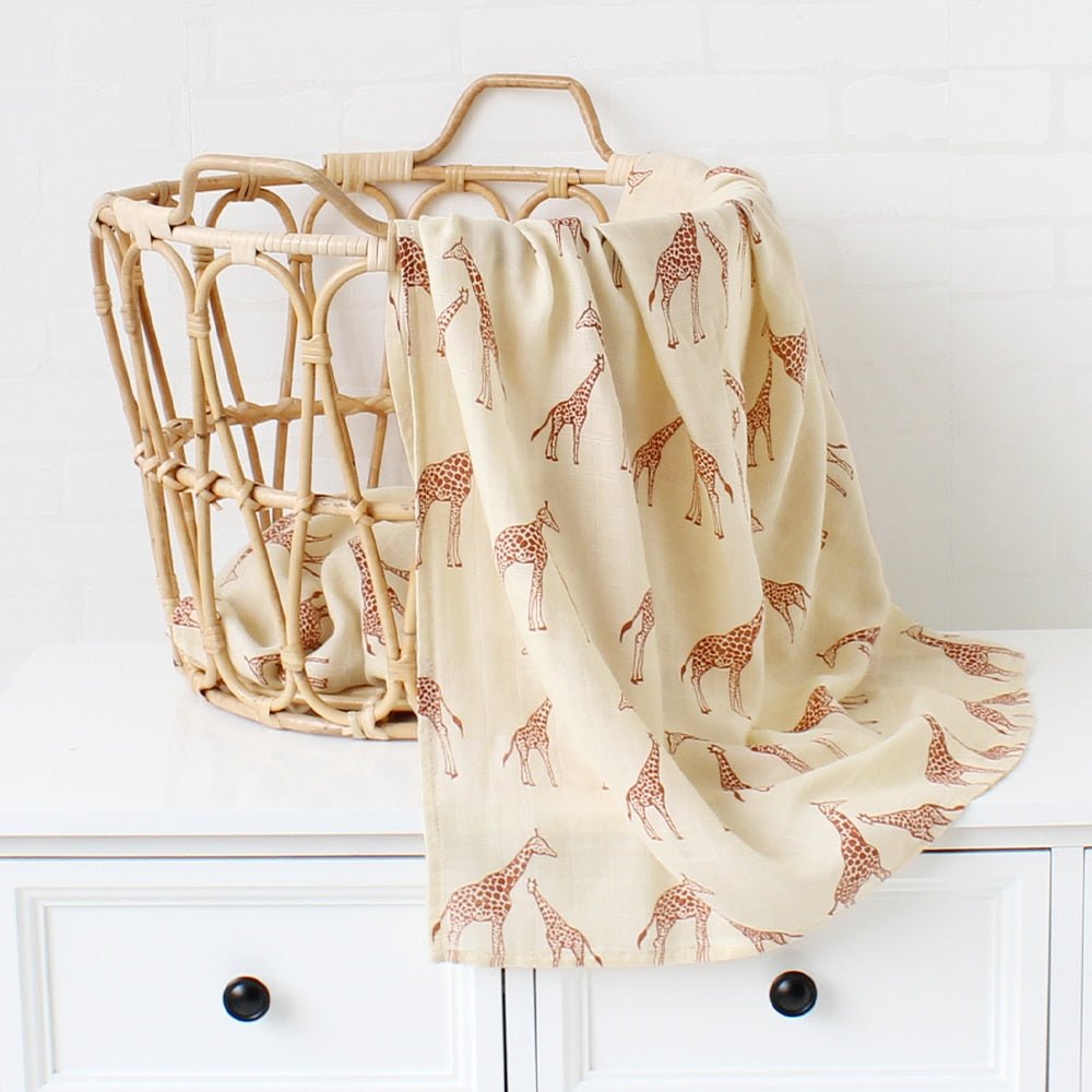 Jensen Muslin Swaddle Blanket Bamboo 2 Layers - Skaldo & Malin