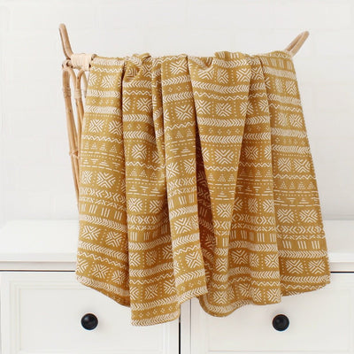 Jensen Muslin Swaddle Blanket Bamboo 2 Layers - Skaldo & Malin