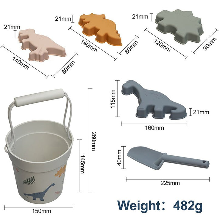 Kai Beach Sand Bucket Toys - Skaldo & Malin