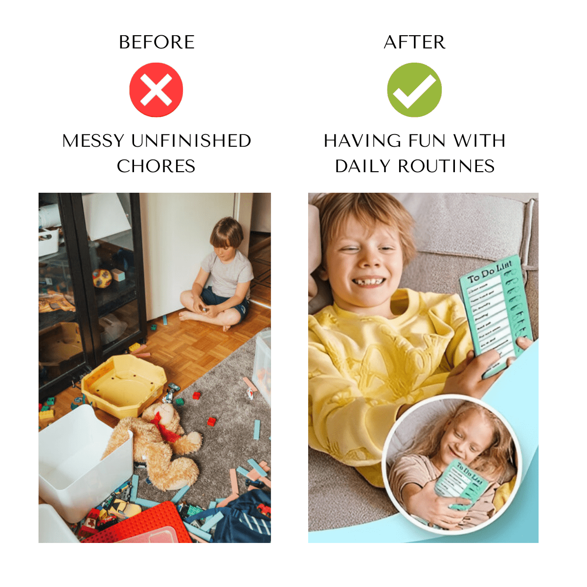 Kiddo Daily Chore Checklist - 🎉 50% Off TODAY - Skaldo & Malin