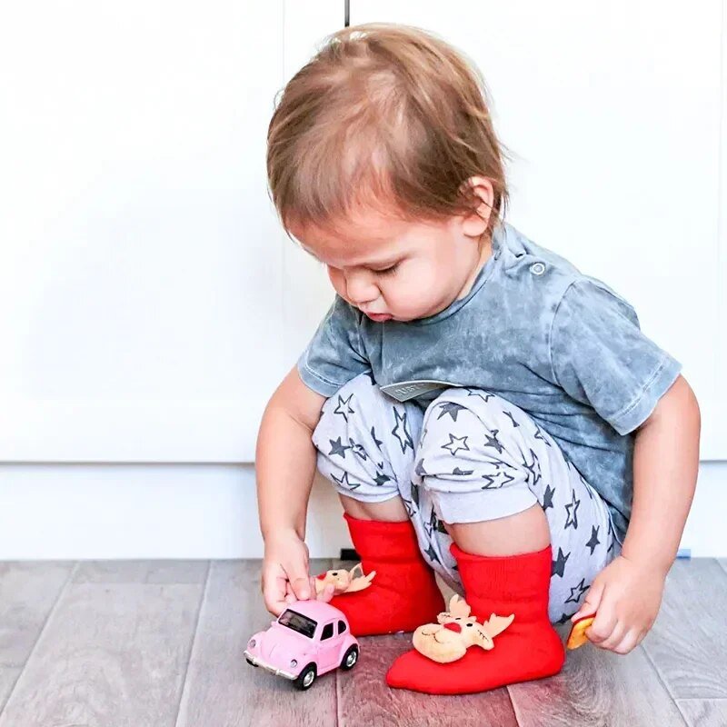 Kids 3D Stylish Christmas Socks - Skaldo & Malin