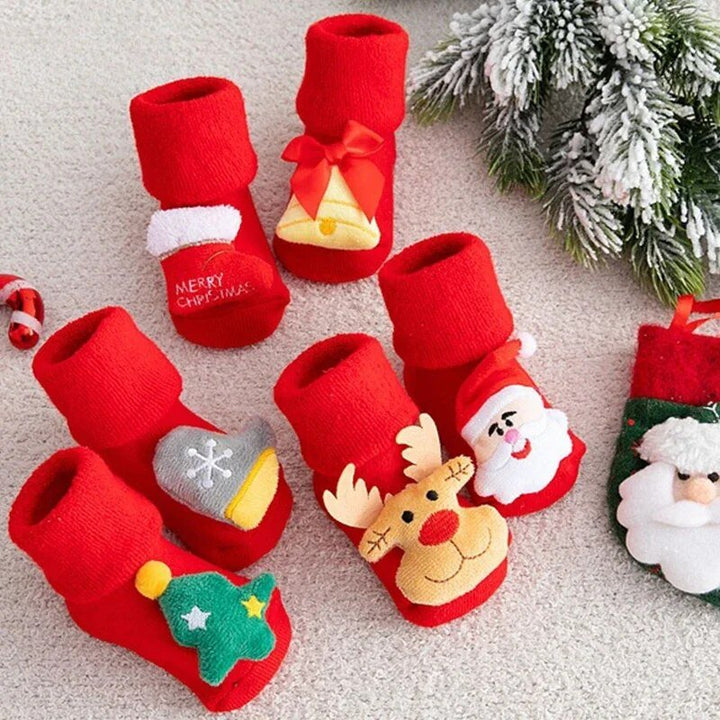 Kids 3D Stylish Christmas Socks - Skaldo & Malin