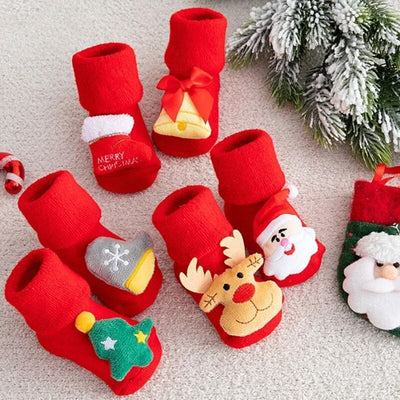 Kids 3D Stylish Christmas Socks - Skaldo & Malin