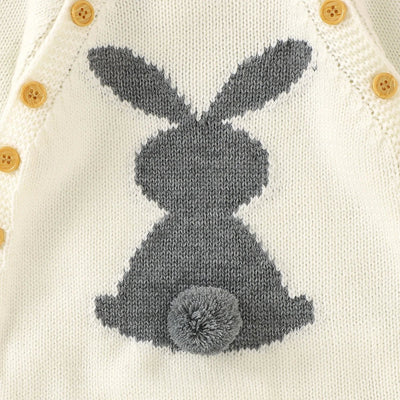 Little Bunny Long Sleeves Playsuit Baby Toddler 6-24 Months - Skaldo & Malin