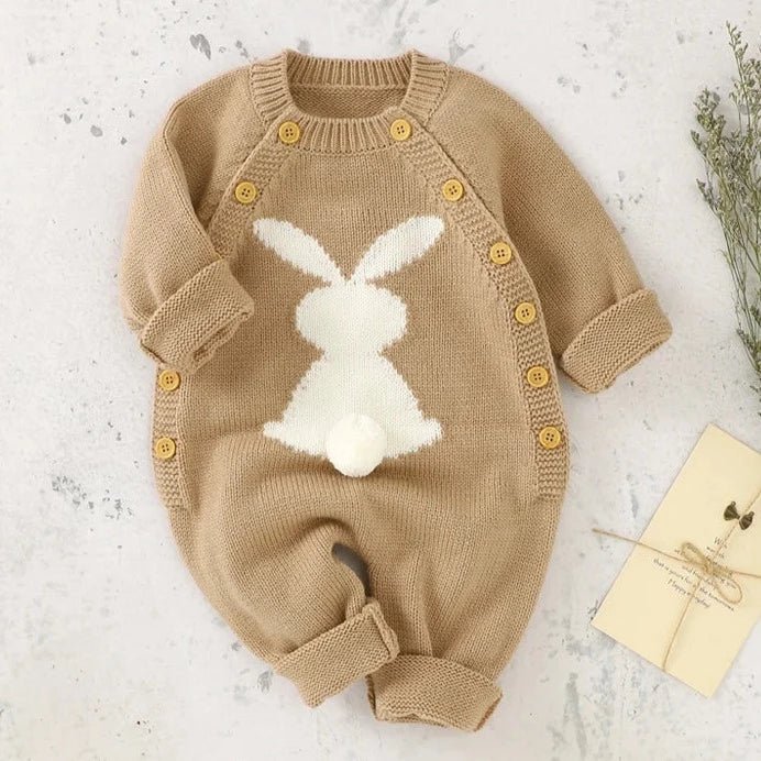 Little Bunny Long Sleeves Playsuit Baby Toddler 6-24 Months - Skaldo & Malin