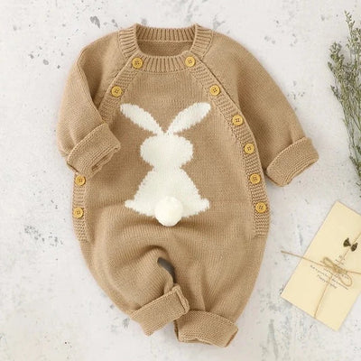 Little Bunny Long Sleeves Playsuit Baby Toddler 6-24 Months - Skaldo & Malin