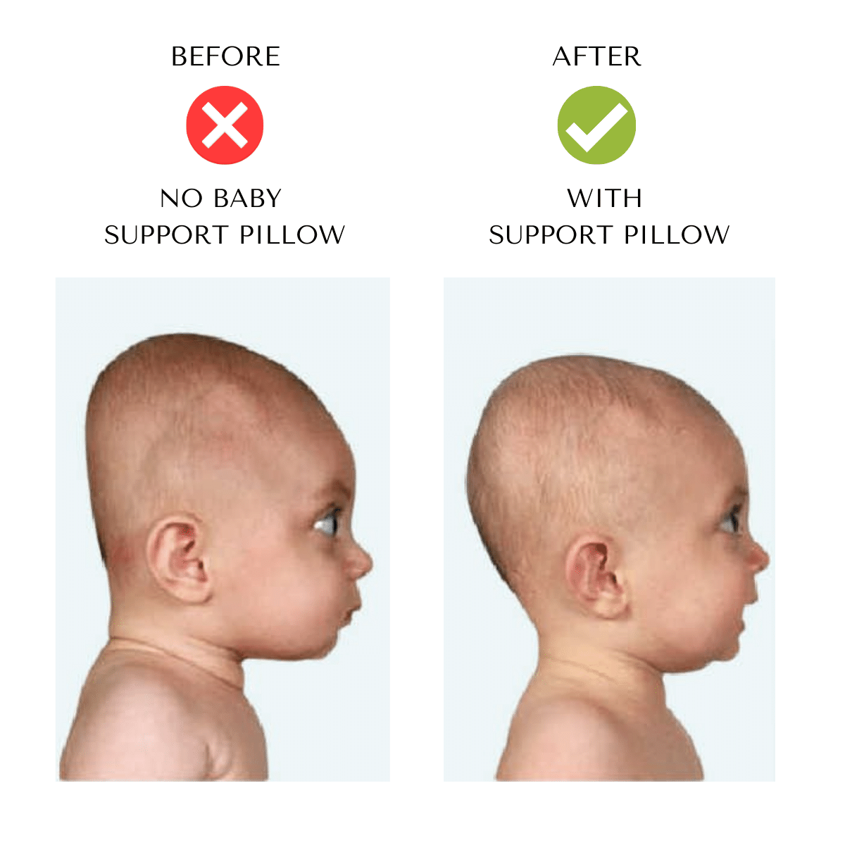 Lucia Baby Sleep Support Pillow - 🎉 Buy 1 Get 1 Free - Skaldo & Malin