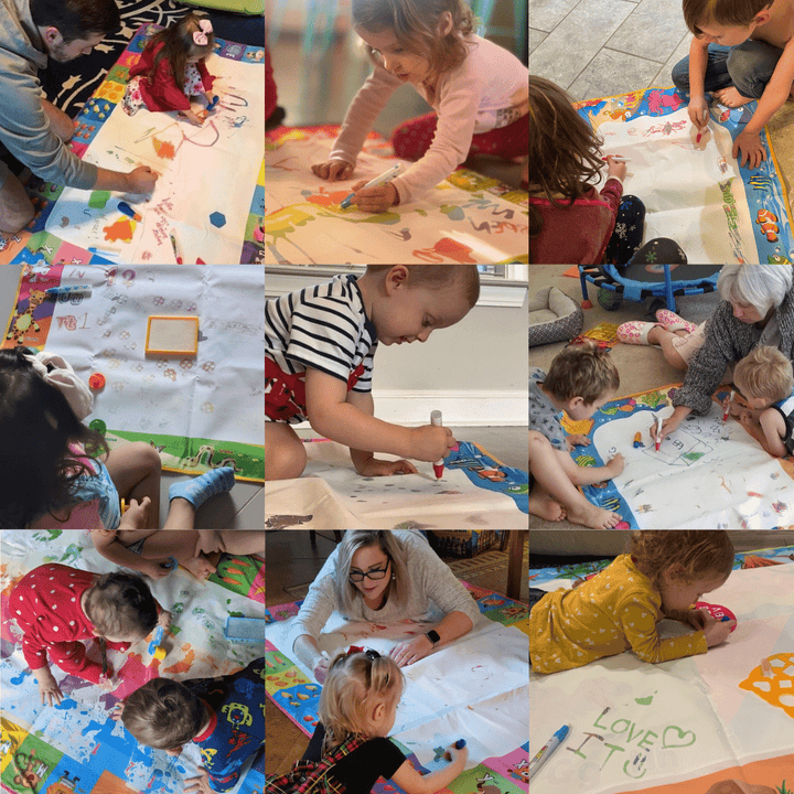 Magic Water Drawing And Coloring Mat - Skaldo & Malin