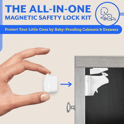 Magnetic Baby Proofing Cabinet Locks 12-Pack - 🎉 50% OFF TODAY - Skaldo & Malin