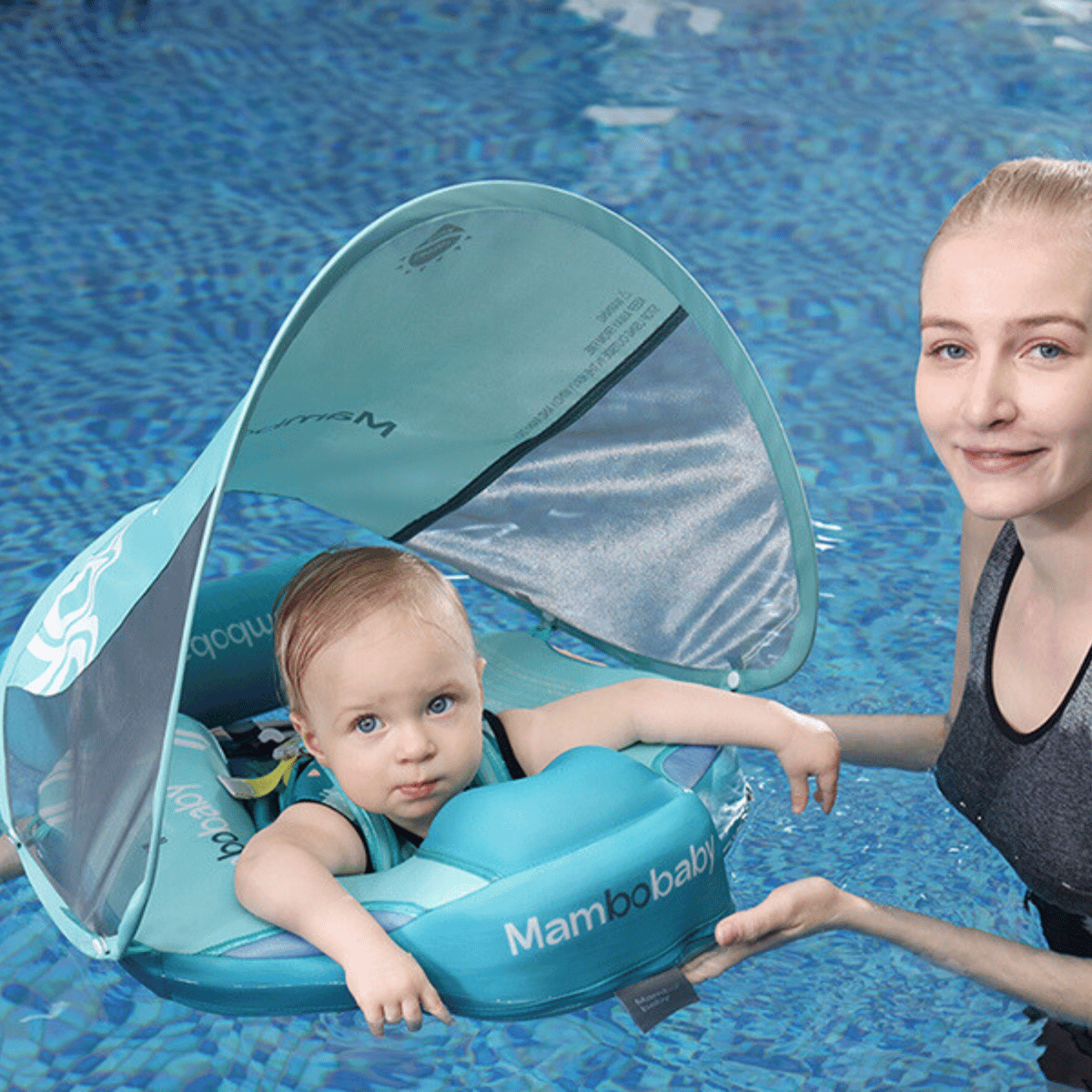 Mambobaby Swim Float with Canopy - Skaldo & Malin